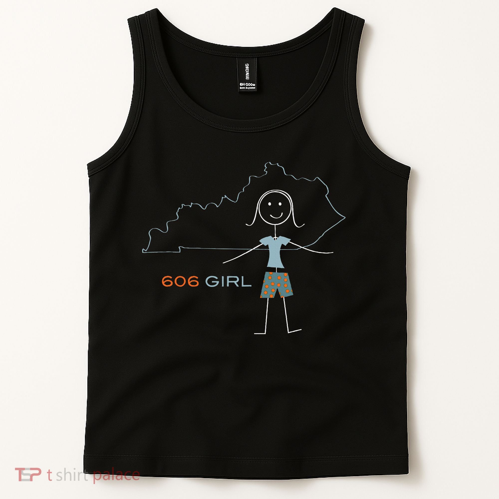 Funny Wos 606 Area Code Ky Kentucky Souvenir Tank Top