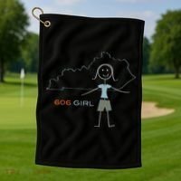Funny Wos 606 Area Code Ky Kentucky Souvenir Golf Towel thumb 1