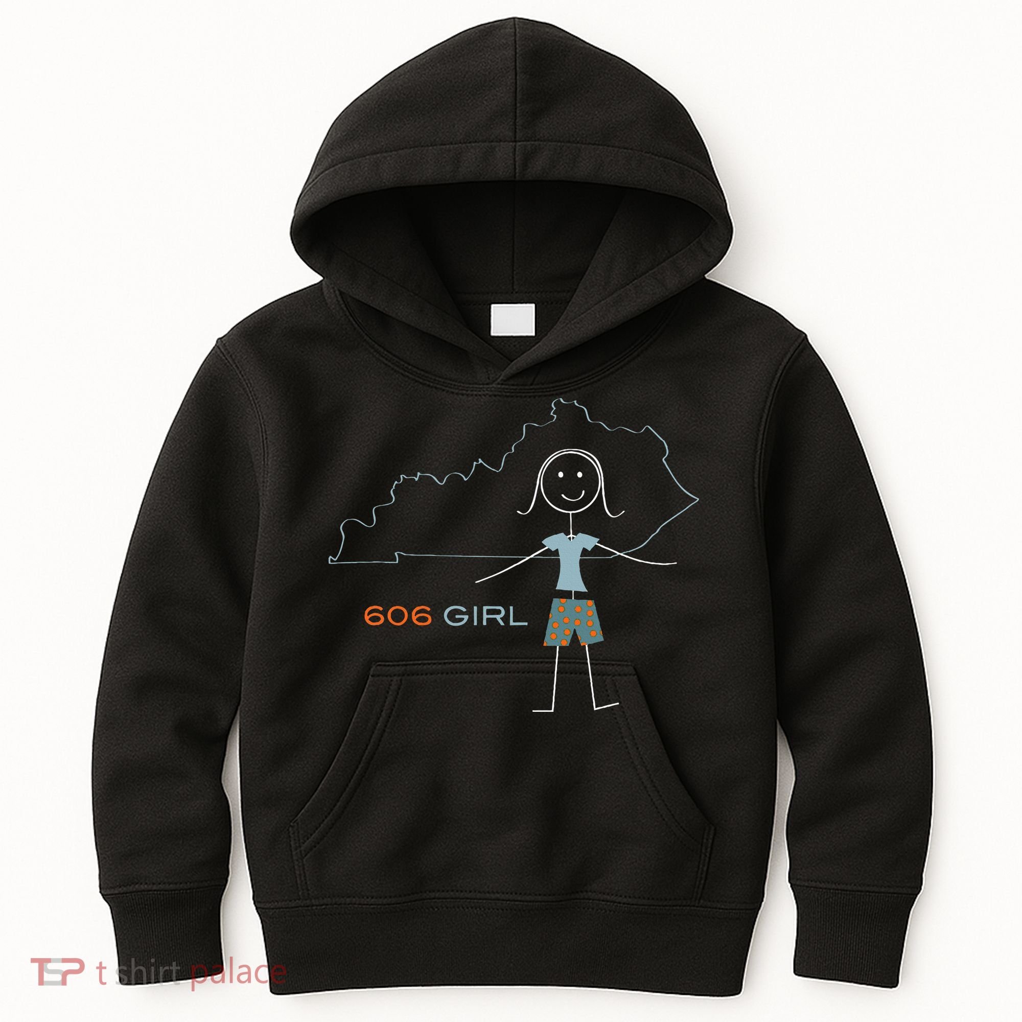 Funny Wos 606 Area Code Ky Kentucky Souvenir Kids Hoodie