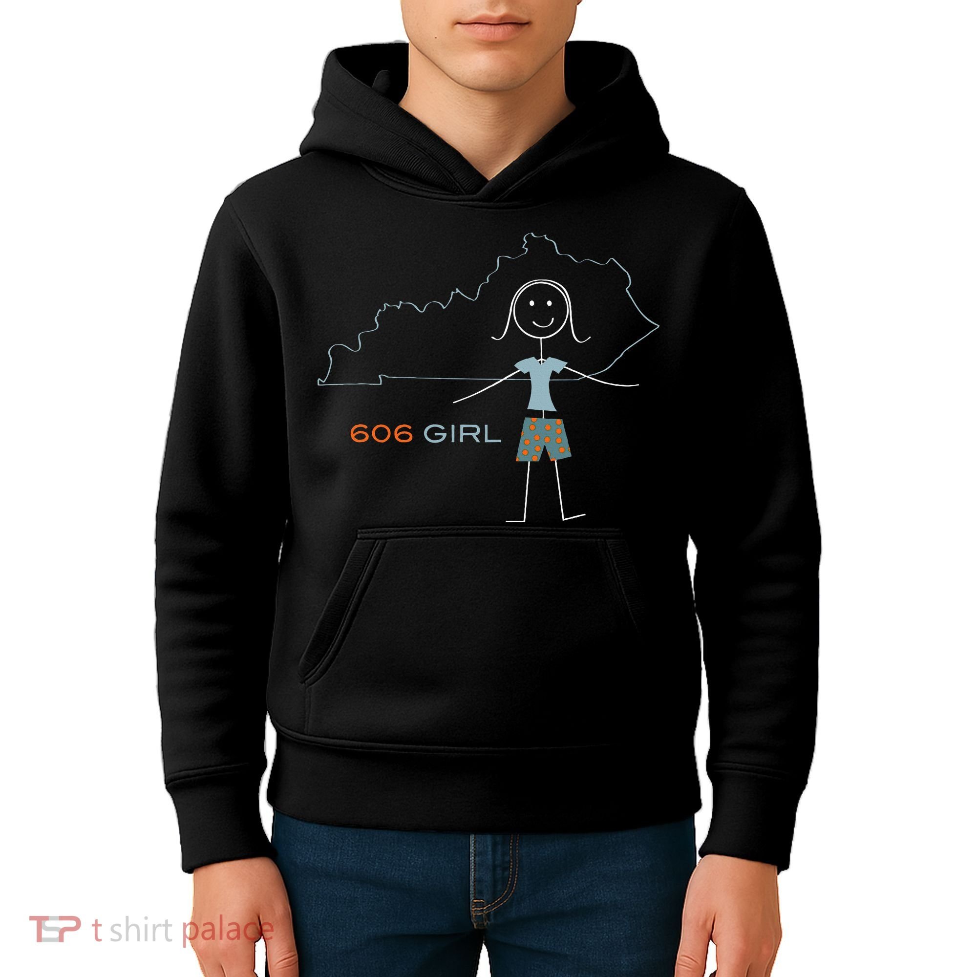 Funny Wos 606 Area Code Ky Kentucky Souvenir Kids Hoodie