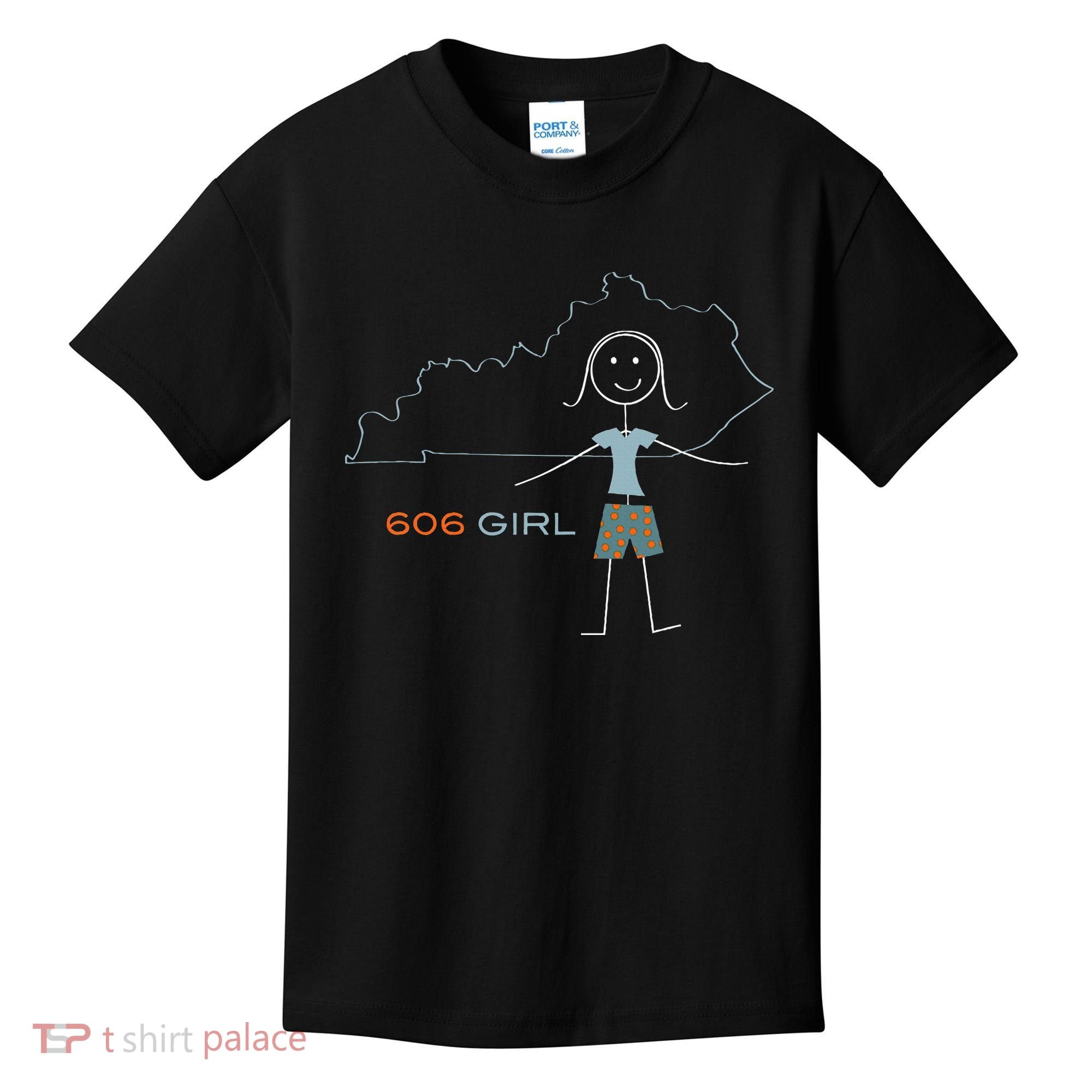 Funny Wos 606 Area Code Ky Kentucky Souvenir Kids T-Shirt