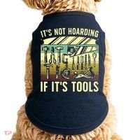 Funny Woodworker Art For Men Carpenter Wood Working Tools Doggie Tank thumb 0