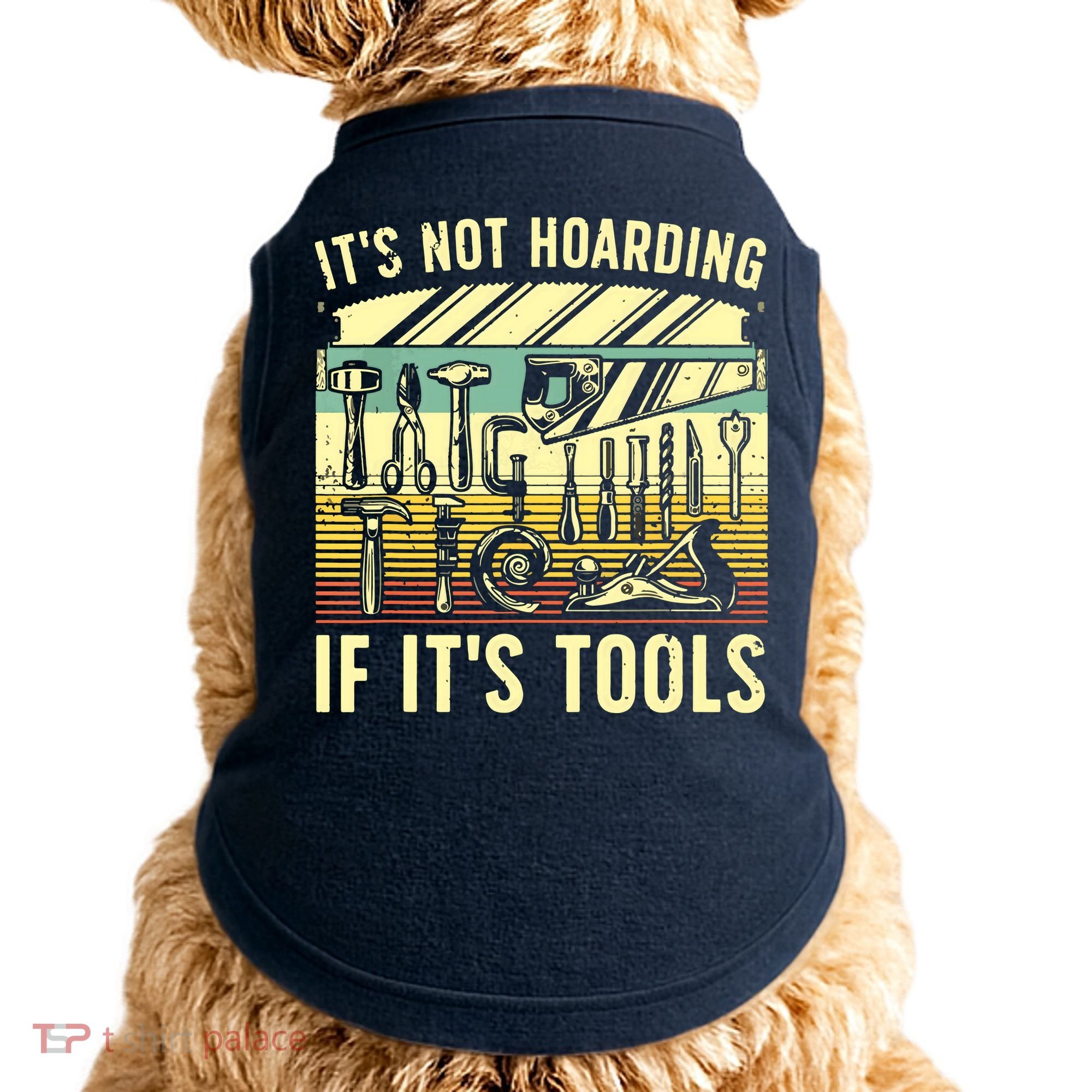 Funny Woodworker Art For Men Carpenter Wood Working Tools Doggie Tank
