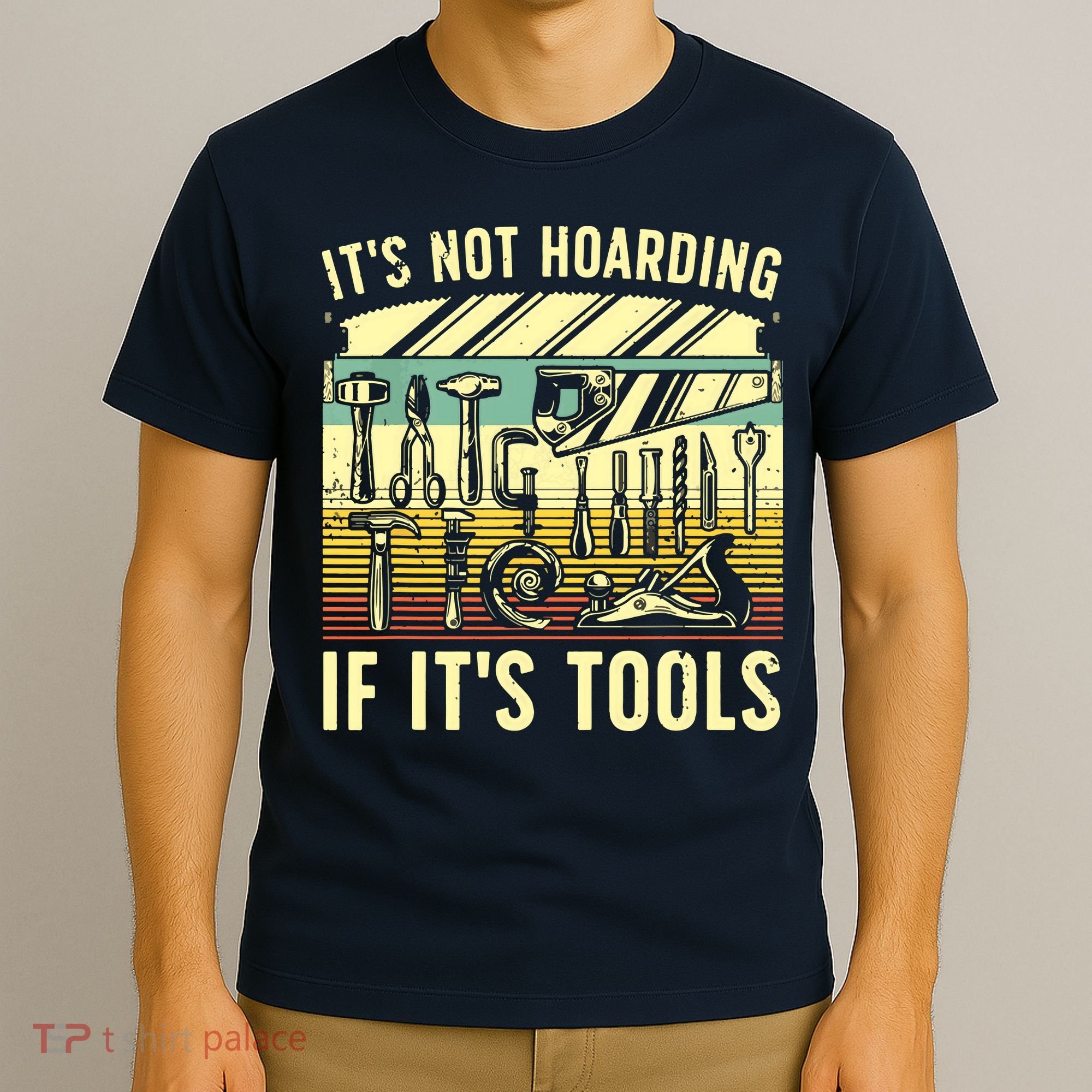 Funny Woodworker Art For Men Carpenter Wood Working Tools T-Shirt