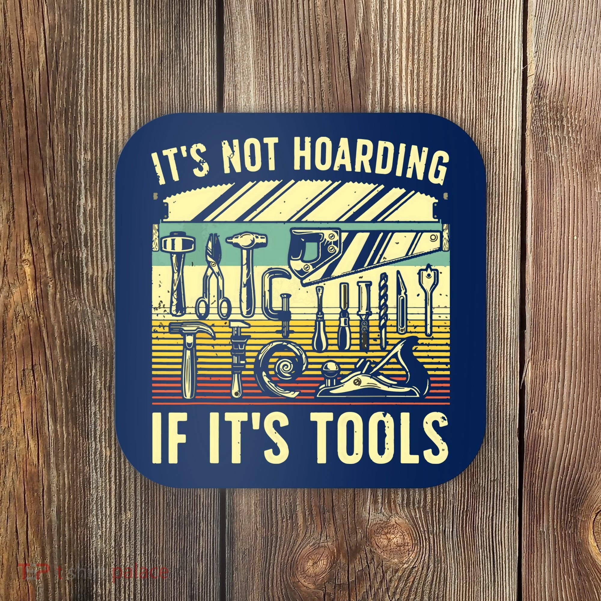 Funny Woodworker Art For Men Carpenter Wood Working Tools Coaster
