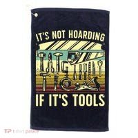 Funny Woodworker Art For Men Carpenter Wood Working Tools Golf Towel thumb 0