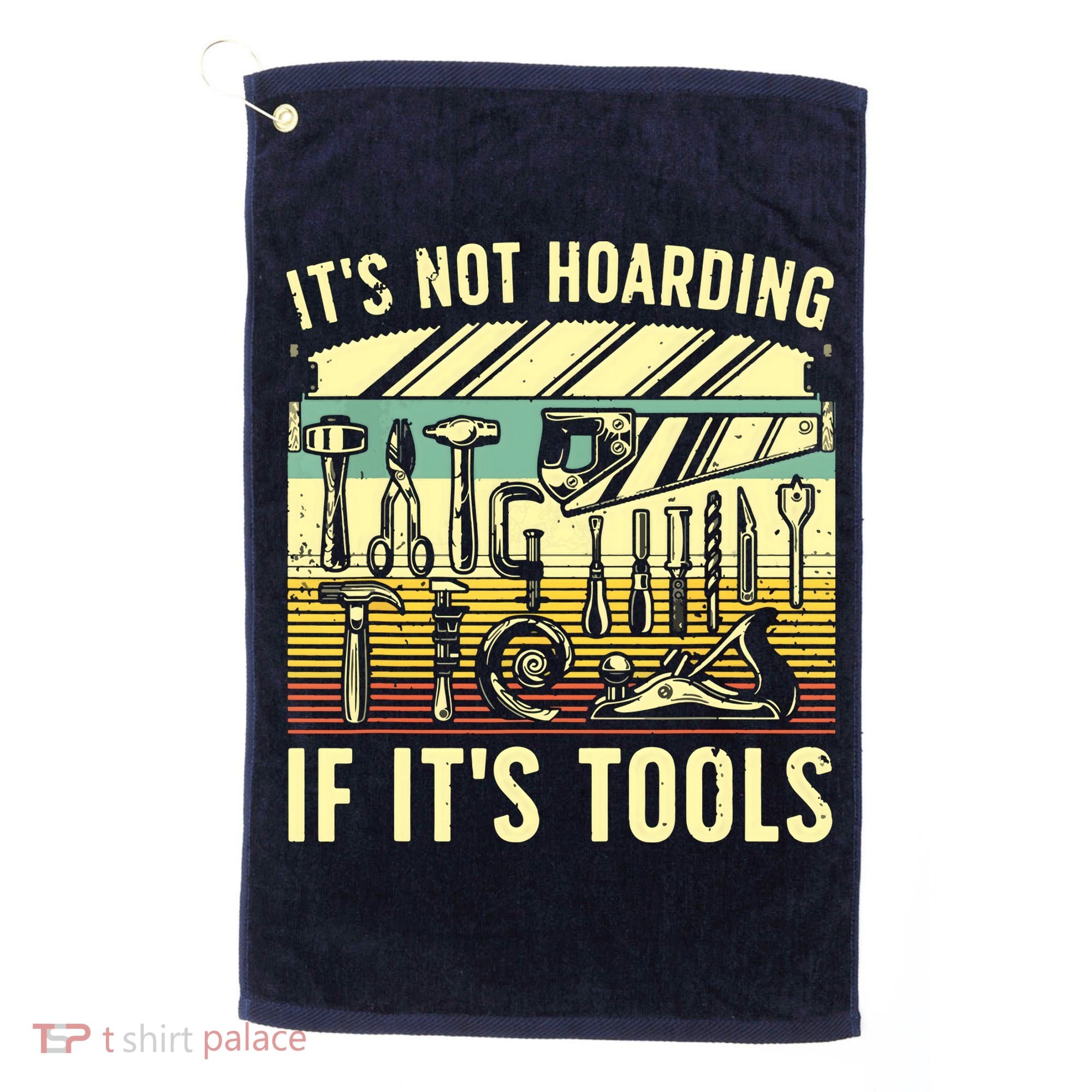 Funny Woodworker Art For Men Carpenter Wood Working Tools Golf Towel