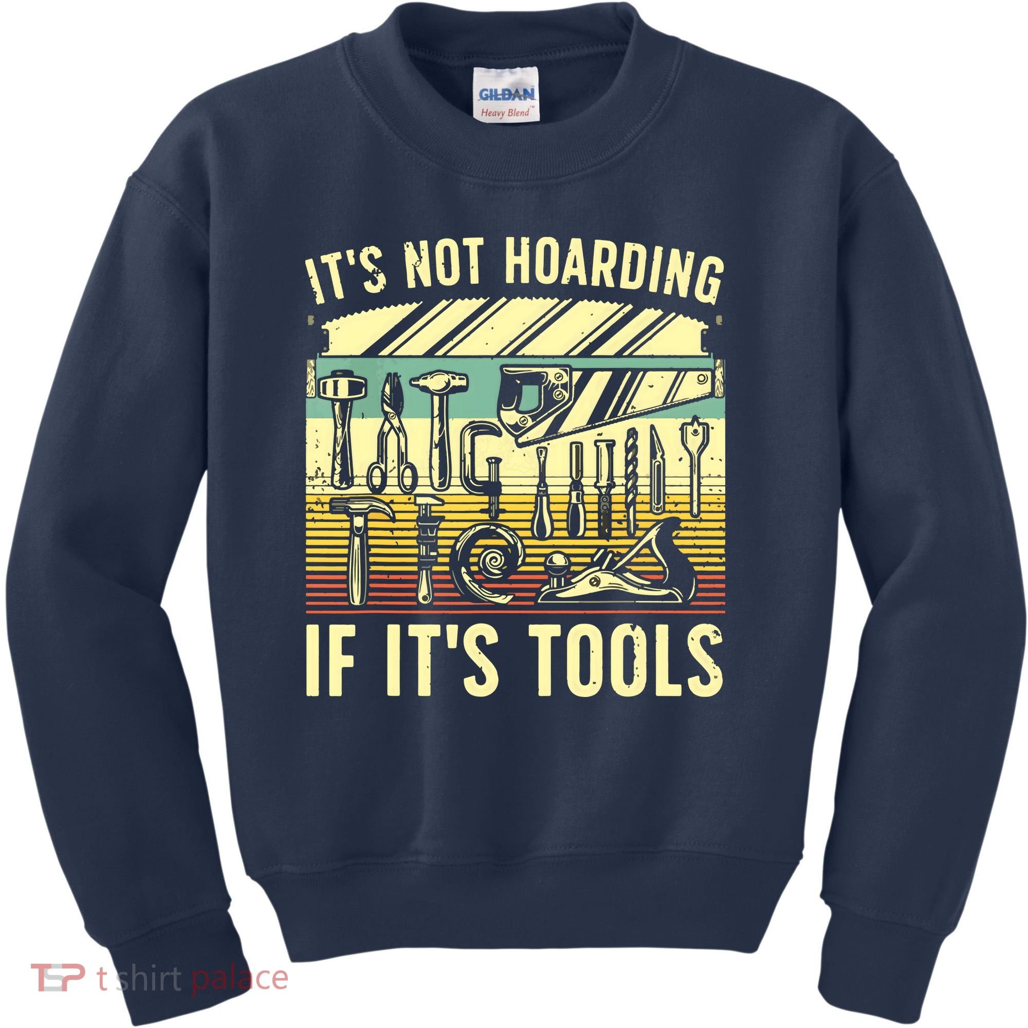 Funny Woodworker Art For Men Carpenter Wood Working Tools Kids Sweatshirt