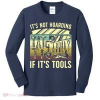 Funny Woodworker Art For Men Carpenter Wood Working Tools Kids Long Sleeve Shirt thumb 0