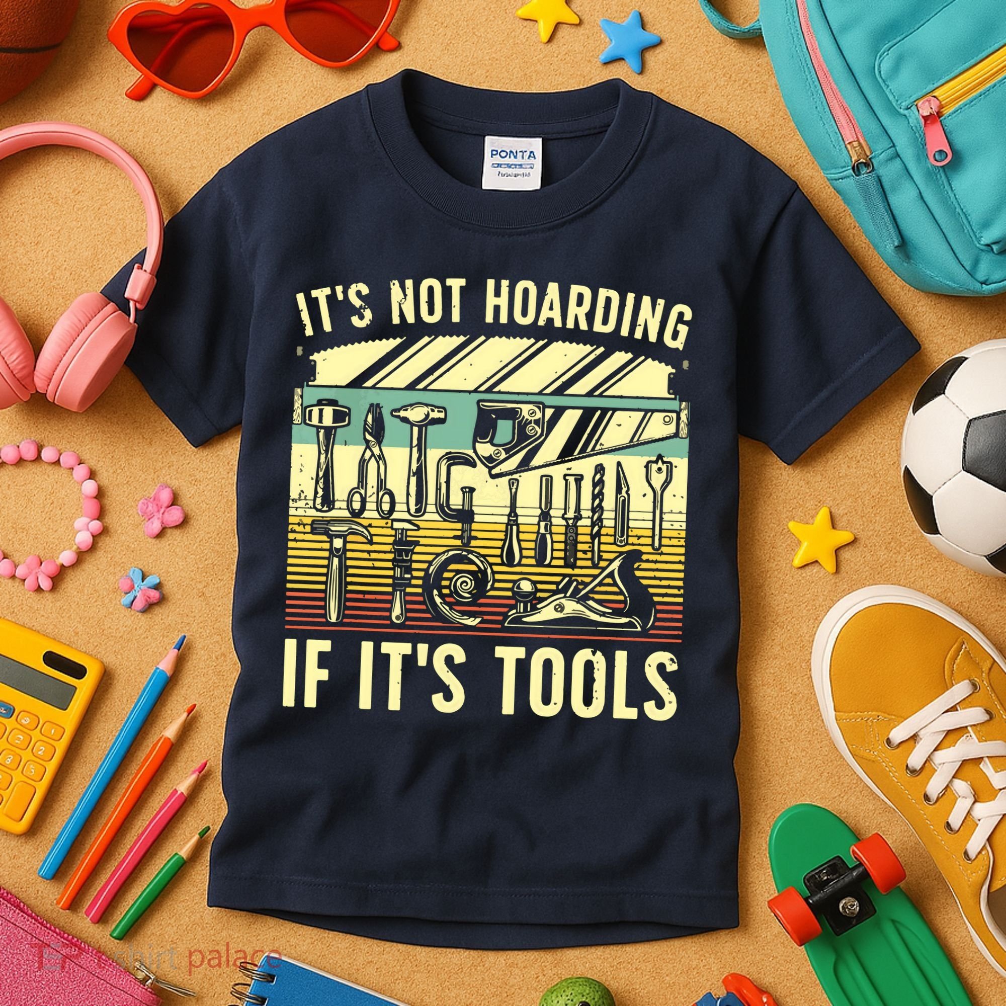 Funny Woodworker Art For Men Carpenter Wood Working Tools Kids T-Shirt