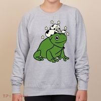 Frog With A Cowboy Hat Women's Sweatshirt thumb 0