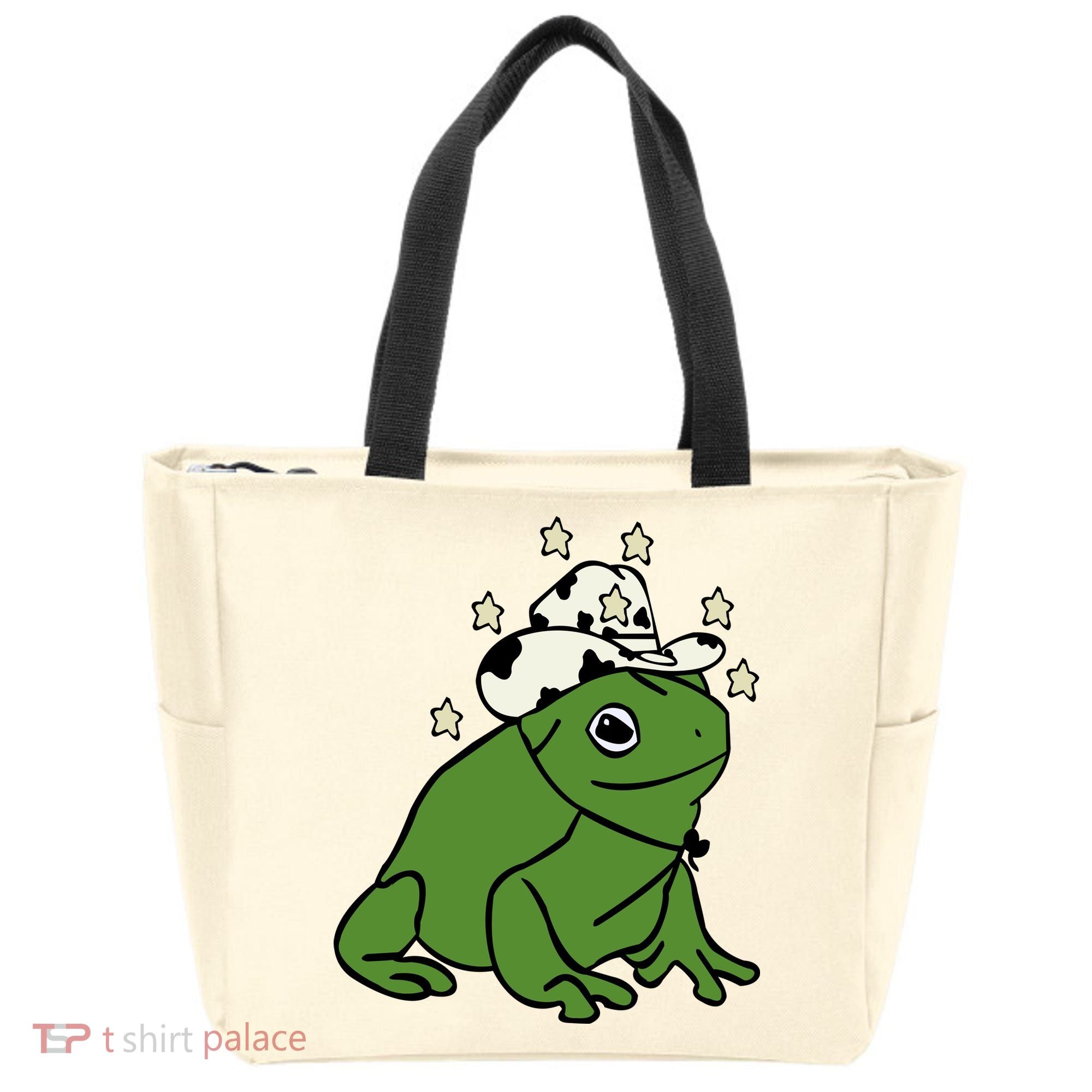 Frog With A Cowboy Hat Tote Bag