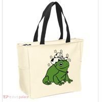 Frog With A Cowboy Hat Tote Bag thumb 2