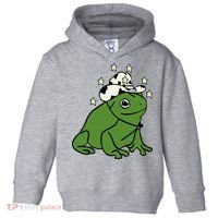 Frog With A Cowboy Hat Toddler Hoodie thumb 0
