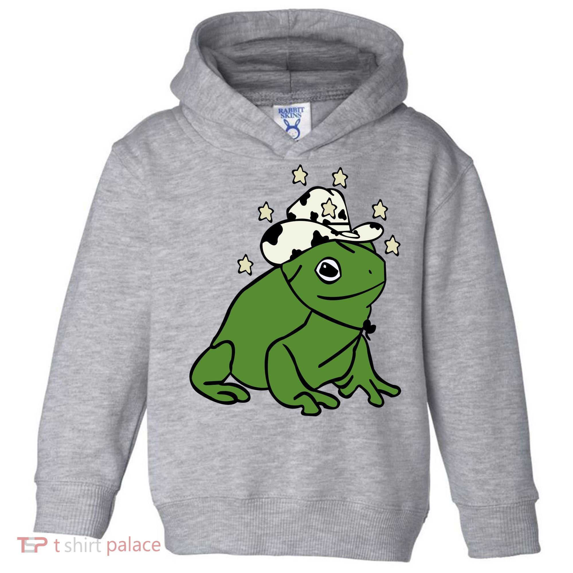 Frog With A Cowboy Hat Toddler Hoodie