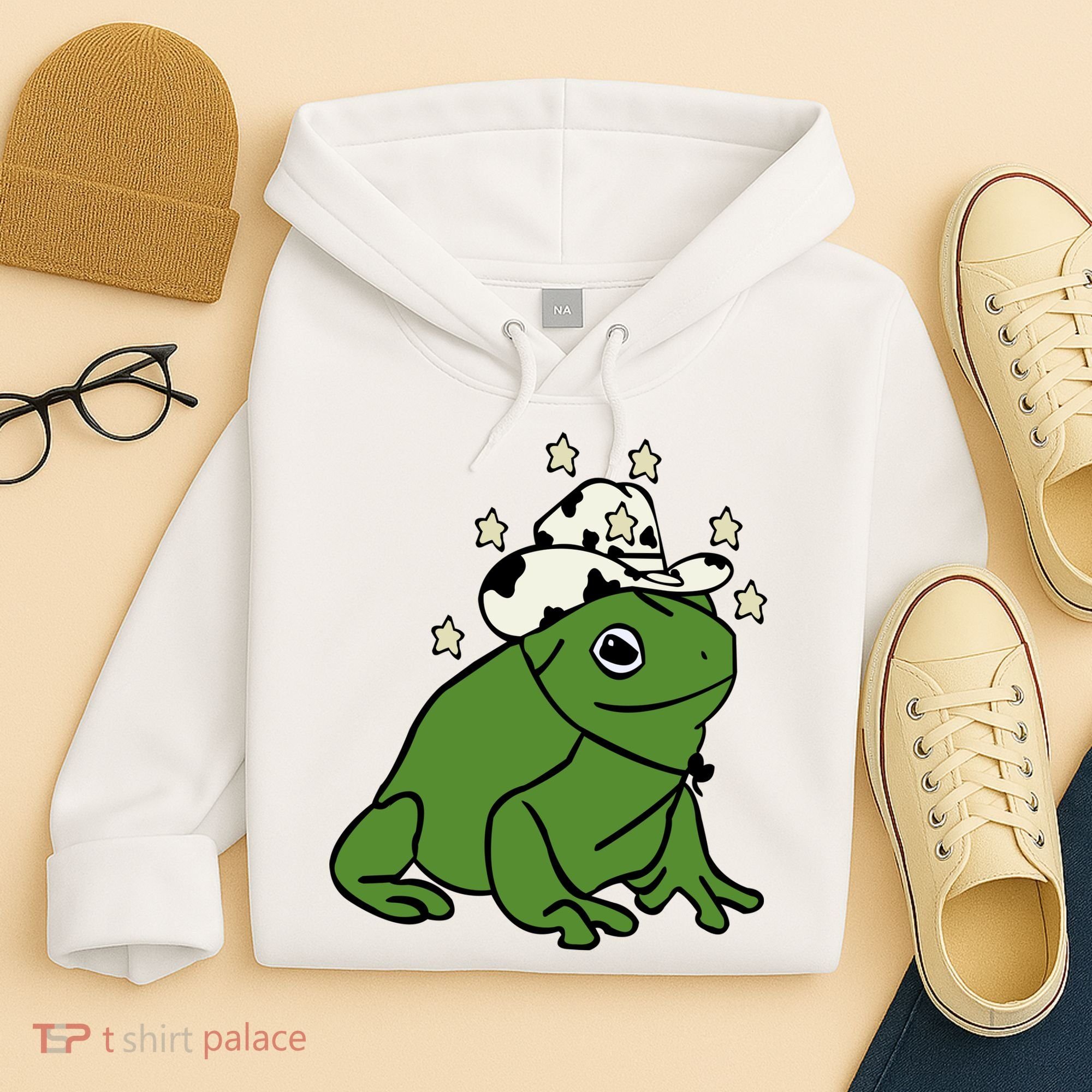 Frog With A Cowboy Hat Hoodie