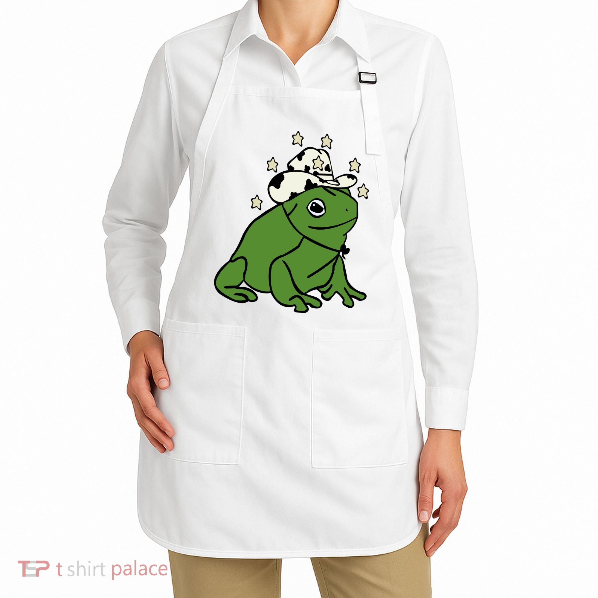 Frog With A Cowboy Hat Apron
