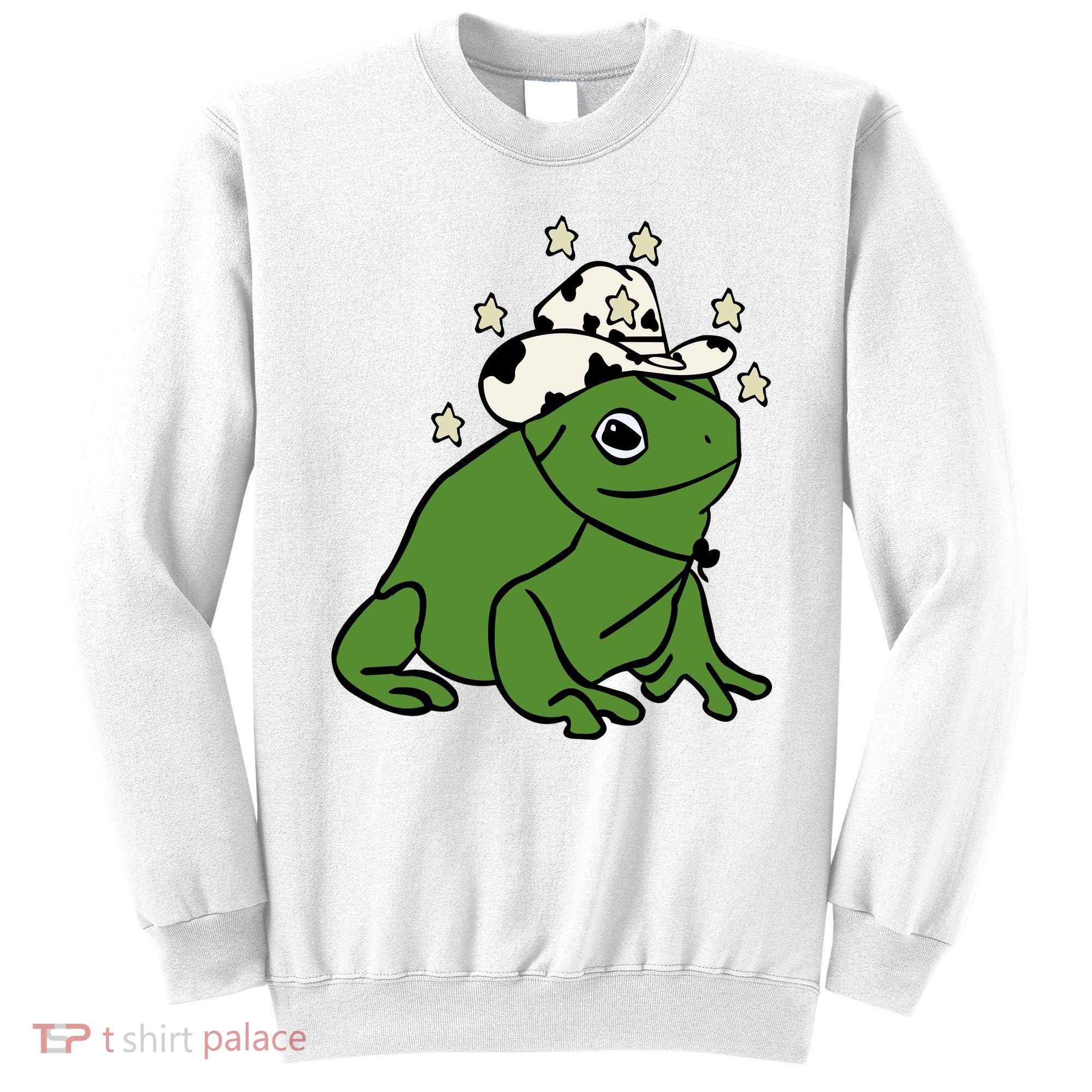 Frog With A Cowboy Hat Sweatshirt