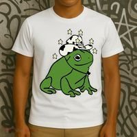 Frog With A Cowboy Hat T-Shirt thumb 3