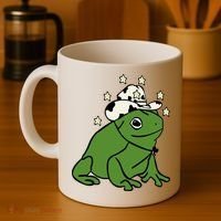 Frog With A Cowboy Hat Coffee Mug thumb 4