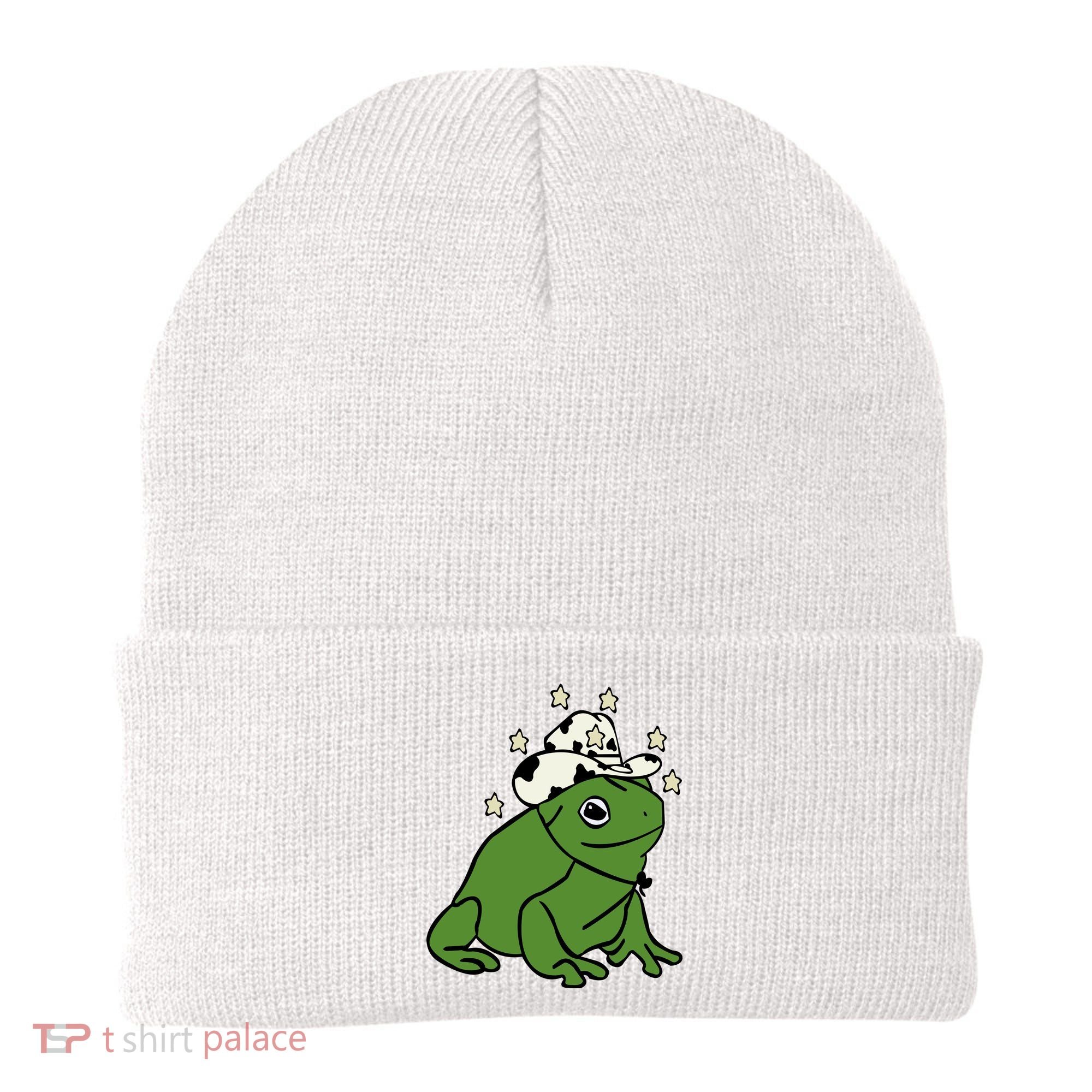 Frog With A Cowboy Hat Beanie