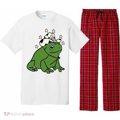 Frog With A Cowboy Hat Pajama Set