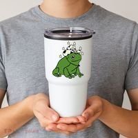 Frog With A Cowboy Hat Tumbler thumb 2