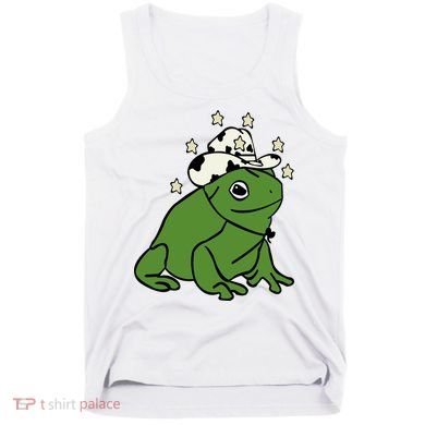 Frog With A Cowboy Hat Tank Top