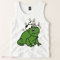 Frog With A Cowboy Hat Tank Top thumb 2