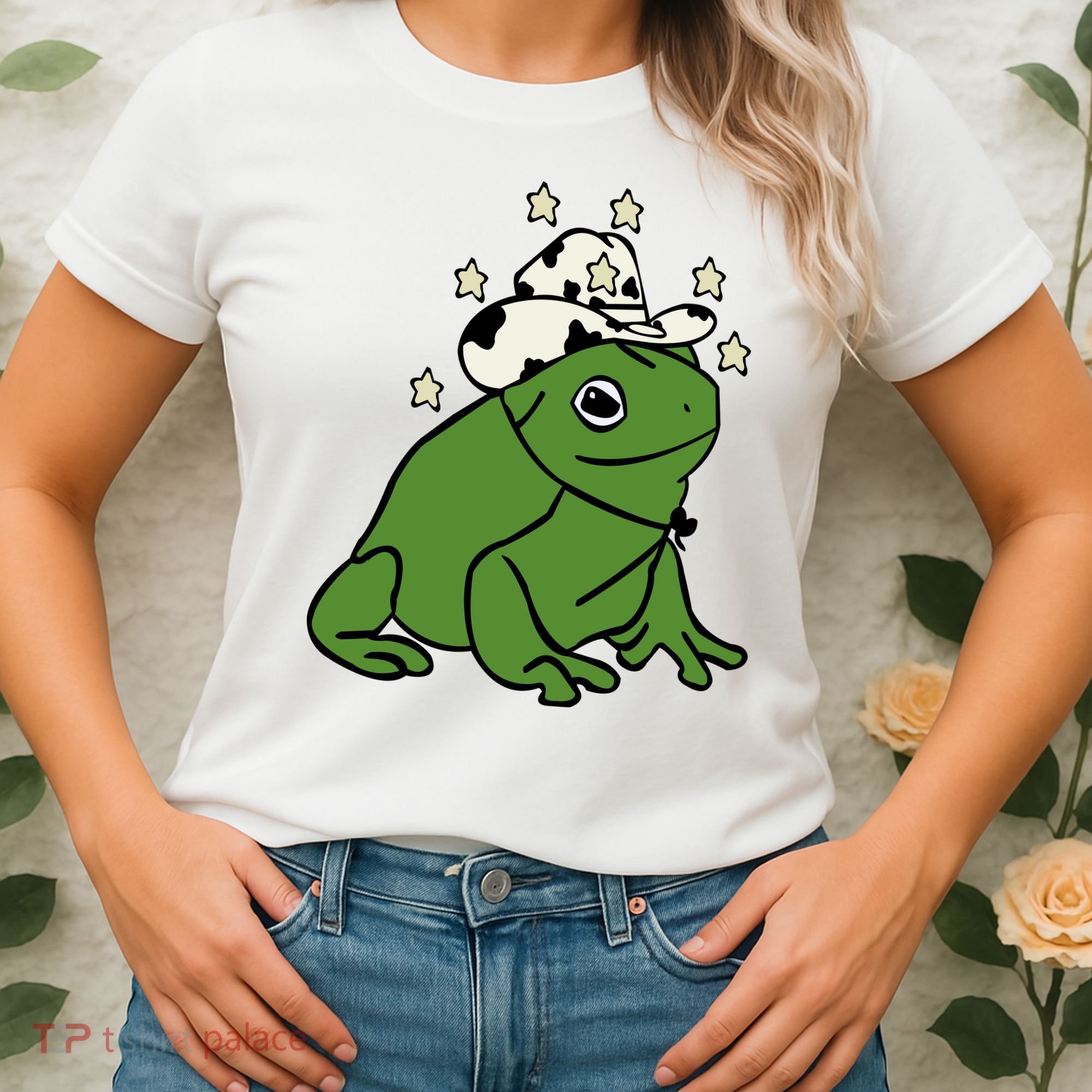 Frog With A Cowboy Hat Women's T-Shirt