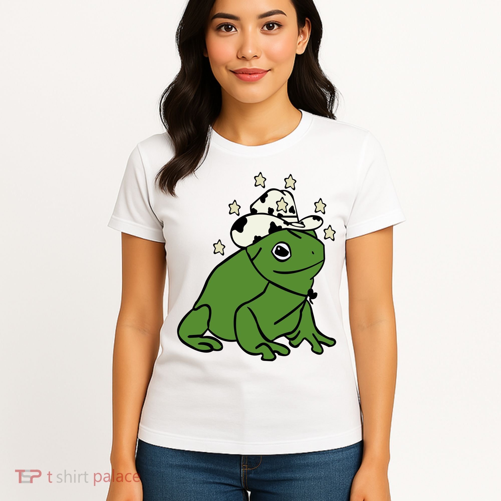 Frog With A Cowboy Hat Women's T-Shirt
