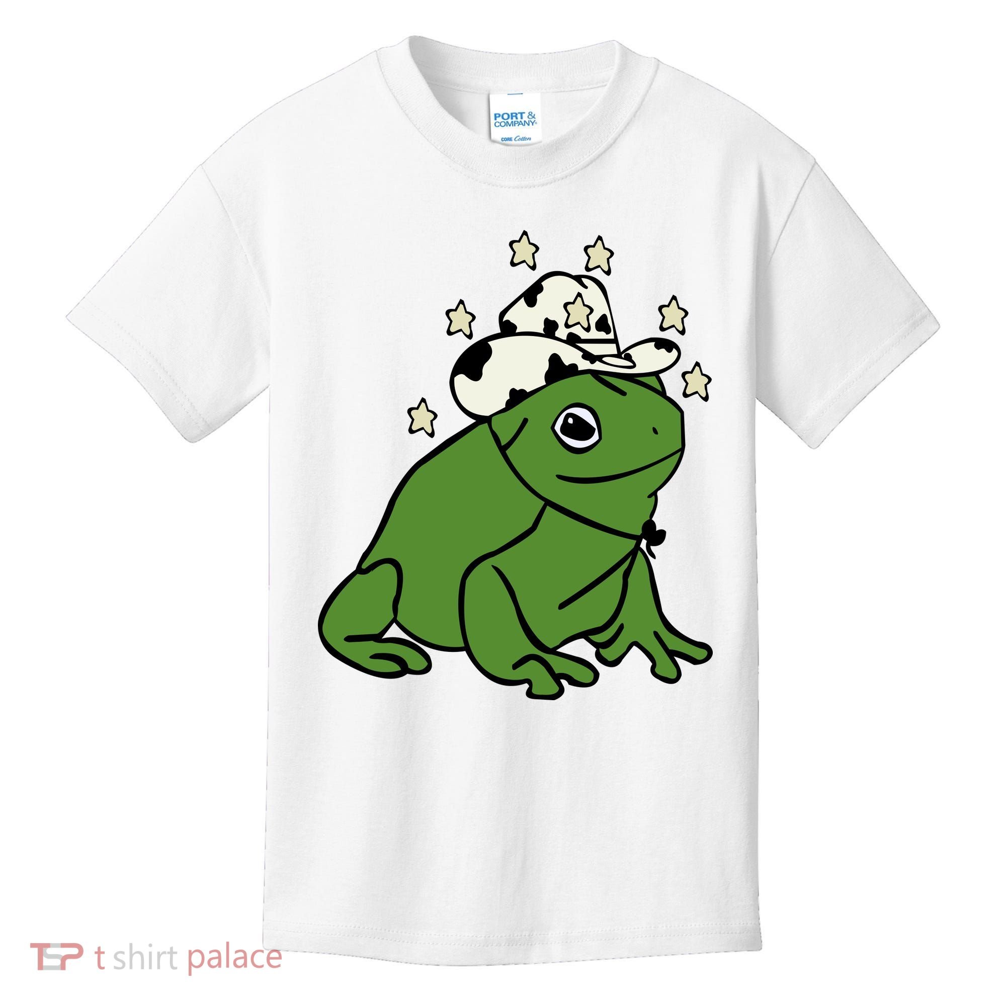 Frog With A Cowboy Hat Kids T-Shirt
