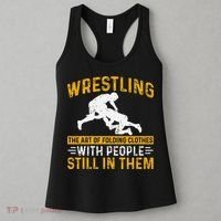Funny Wrestling Art Of Folding Clothes With People In Them Women's Tank Top thumb 3