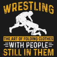 Funny Wrestling Art Of Folding Clothes With People In Them Women's Tank Top thumb 5