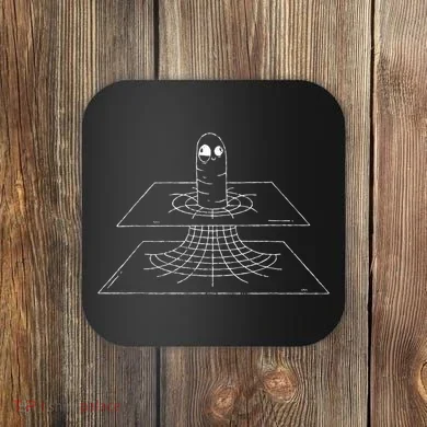 Funny Wormhole Astrophysics Physics Nerd Physicist Gift Coaster