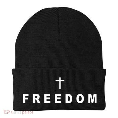 Freedom With A Cross Beanie