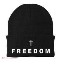 Freedom With A Cross Beanie thumb 0
