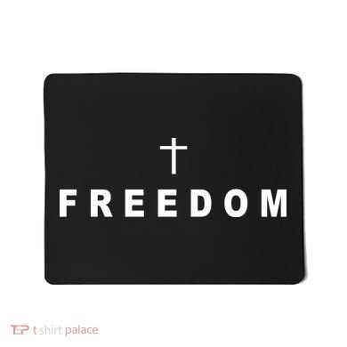 Freedom With A Cross Mousepad