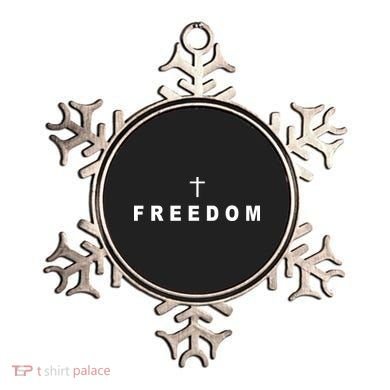 Freedom With A Cross Ornament