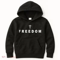 Freedom With A Cross Kids Hoodie thumb 0