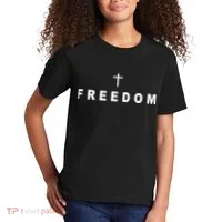 Freedom With A Cross Kids T-Shirt thumb 2