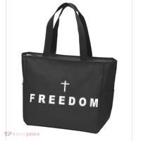 Freedom With A Cross Tote Bag thumb 3