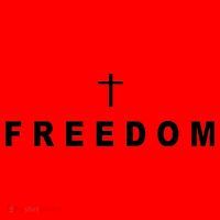 Freedom With A Cross Santa Hat thumb 1