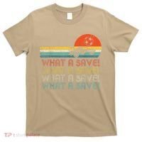 Funny What A Save Vintage Retro Rocket Soccer Car League T-Shirt thumb 0