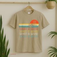 Funny What A Save Vintage Retro Rocket Soccer Car League T-Shirt thumb 2