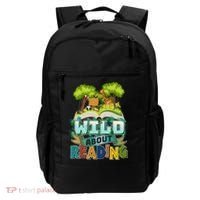 Funny Wild About Reading Book Lover Reading Fan Backpack thumb 0