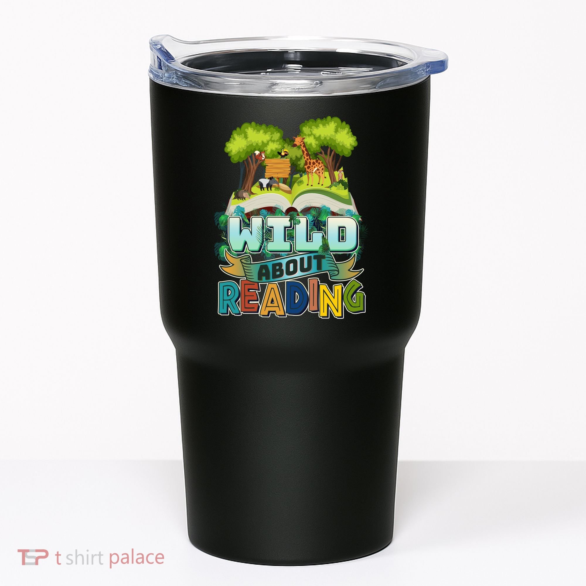 Funny Wild About Reading Book Lover Reading Fan Tumbler