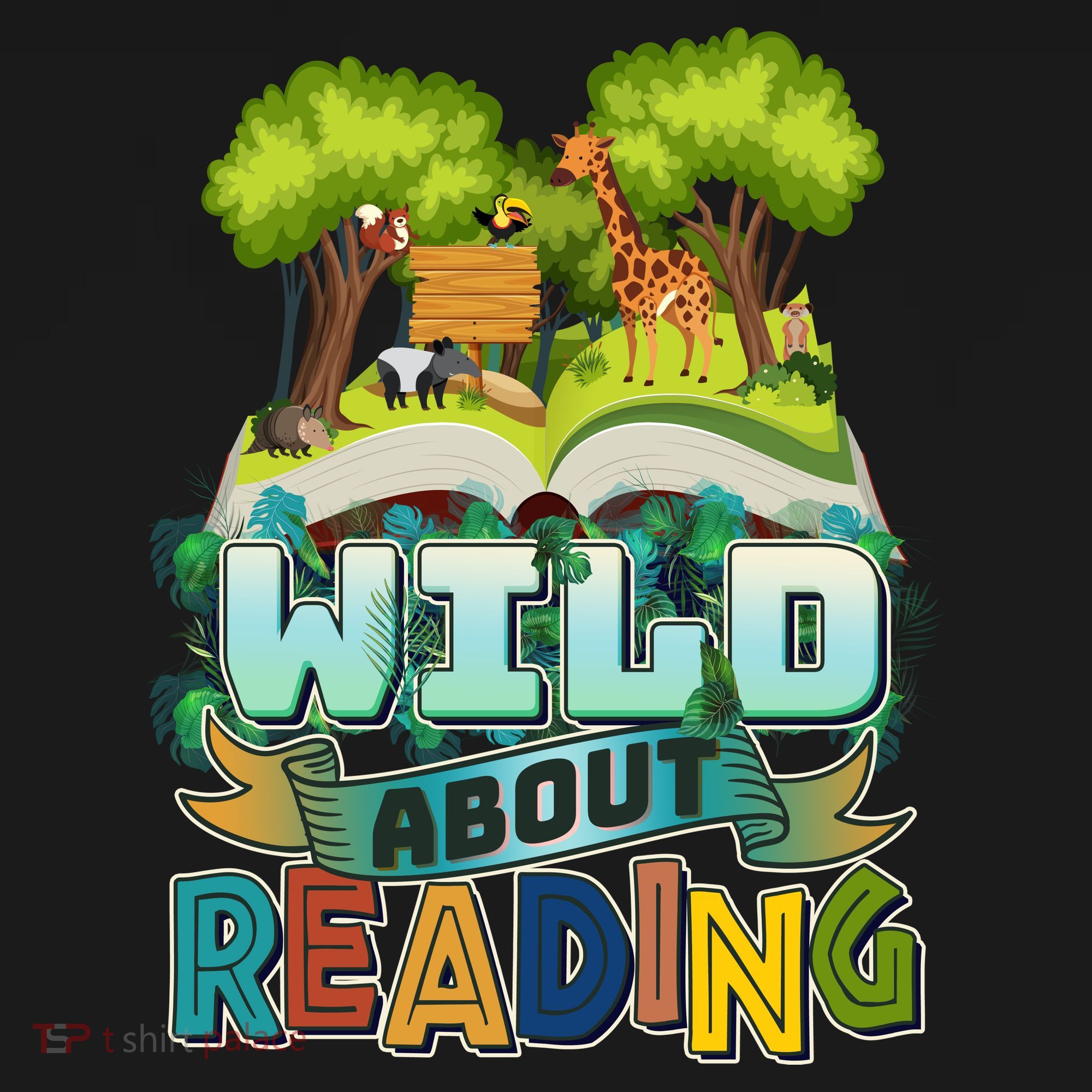 Funny Wild About Reading Book Lover Reading Fan Toddler Hoodie