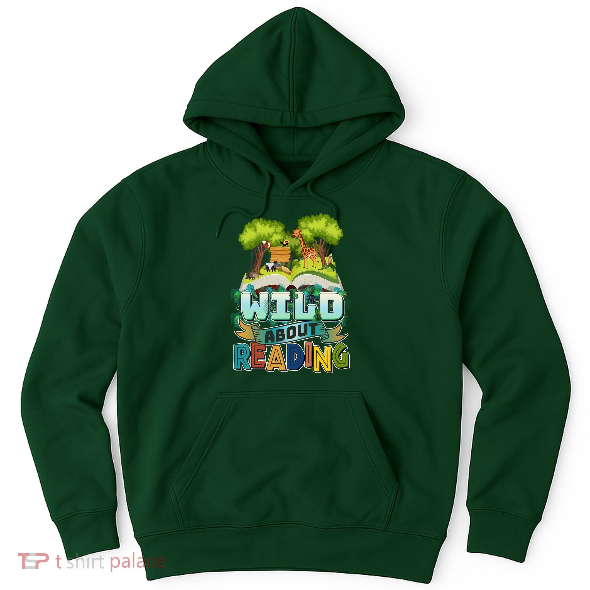 Funny Wild About Reading Book Lover Reading Fan Hoodie