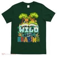 Funny Wild About Reading Book Lover Reading Fan T-Shirt thumb 0